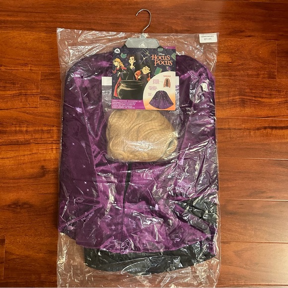 🆕 Disney Hocus Pocus Sarah Sanderson Witch Costume Accessory Set for Adults - Picture 7 of 11